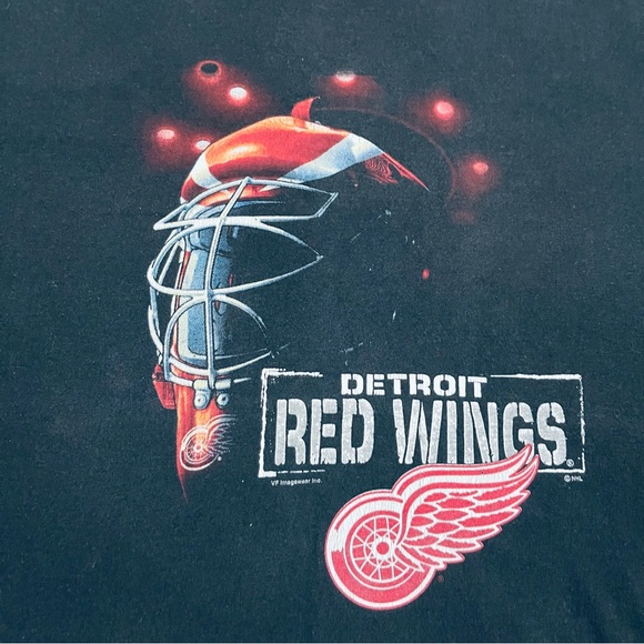 Detroit Red Wings Big Logo T-shirt Size XL - Picture 4 of 12